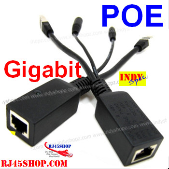 POE Gigabit 10/100/1000Injection & Splitter 802.3af มีระบบ Gigabit ทั้งที ใช้ BW ให้เต็มระบบ !!