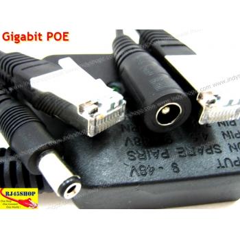 POE Gigabit 10/100/1000Injection & Splitter 802.3af มีระบบ Gigabit ทั้งที ใช้ BW ให้เต็มระบบ !!