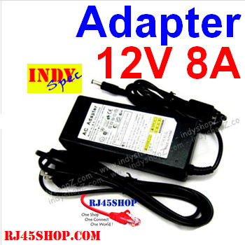 Adapter 12V 8A Indyspec จ่ายไฟกล้องได้ 6-8 ตัว สบายๆ