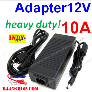 Adapter 12V 10A heavy duty รุ่นทนงานหนัก ทนมาก จ่ายกระแสได้เกินพิกัด  Ampสูงมากในรูปแบบ Desktop Adapter