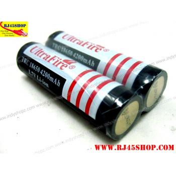 ถ่าน Li-ion 18650 Ultrafire 3800mah 4200mah Fake!