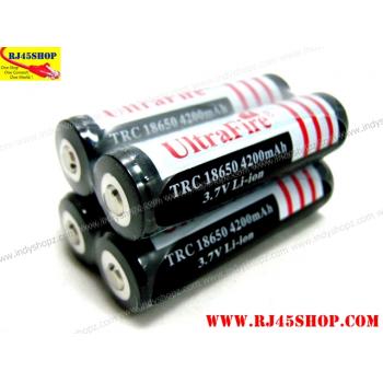 ถ่าน Li-ion 18650 Ultrafire 3800mah 4200mah Fake!