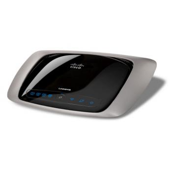 Linksys WAG320N Dual-Band N ADSL2+ Modem Gigabit  Router มี Port USB พร้อม 4 Port Gigabit