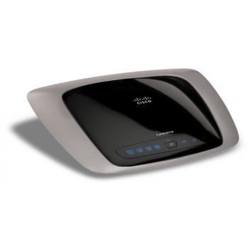 Linksys WAG320N Dual-Band N ADSL2+ Modem Gigabit  Router มี Port USB พร้อม 4 Port Gigabit