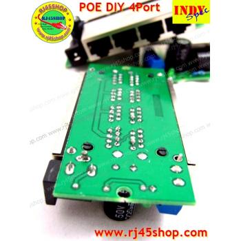 POE 4 Port สำหรับขา DIY ชอบโม POE แบบวงจรเปลือยลงปริ๊น จัดไป!