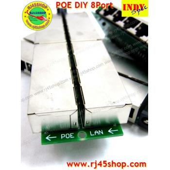 POE 8 Port สำหรับขา DIY ชอบโม POE แบบวงจรเปลือยลงปริ๊น จัดไป!