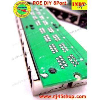 POE 8 Port สำหรับขา DIY ชอบโม POE แบบวงจรเปลือยลงปริ๊น จัดไป!