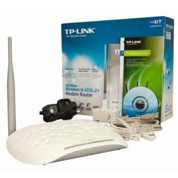 Modem Router Adsl2+ TP-LINK TD-W8951ND 150Mbps Wireless N ADSL2+ Modem Router