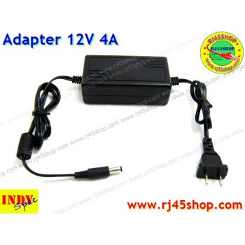 Adapter 12V4A หัวJack 5.5*X2.1-2.5mm For cctv router AcessPoint POE จ่ายได้หลายตัว คุ้ม ทน