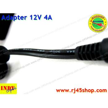 Adapter 12V4A หัวJack 5.5*X2.1-2.5mm For cctv router AcessPoint POE จ่ายได้หลายตัว คุ้ม ทน