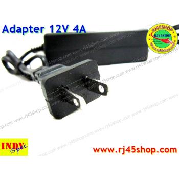 Adapter 12V4A หัวJack 5.5*X2.1-2.5mm For cctv router AcessPoint POE จ่ายได้หลายตัว คุ้ม ทน