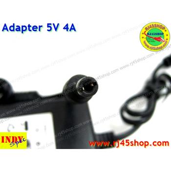 Adapter 5V4A หัวJack 5.5*X2.1-2.5mm For cctv router AcessPoint จ่ายได้หลายตัว คุ้ม ทน