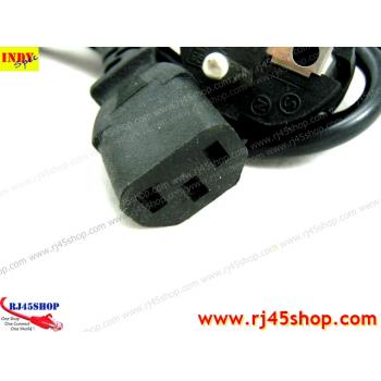 สายไฟ AC แบบ3 รู(แบบที่เสียบ PSU คอมพิวเตอร์) หัวปลั๊กกลม Euro-Type 10A250V AC Power Cord for PSU Euro Plug 3*0.75mm2