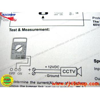 ตู้จ่ายไฟ CCTV สวิทซ์ชิ่ง 12V15A 18Port มีฟิวส์แยก ตู้เหล็กมีกุญแจล็อคอย่างดี Power Switching Box 12V15A18Port For CCTV