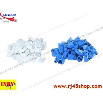 Boot for RJ45 บูทหัวแลน #01 ปลอกสวมหัวRJ45ตัวผู้ ปลั๊กบูทส์ Modula Plug Boot for RJ45