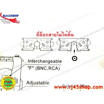 คีมอัดหัว #04 RG Multi-Type Compression Tool ระบบด้ามสปริงเด้ง เบาแรง ปรับระดับย้ำได้หมด รุ่นมือโปร