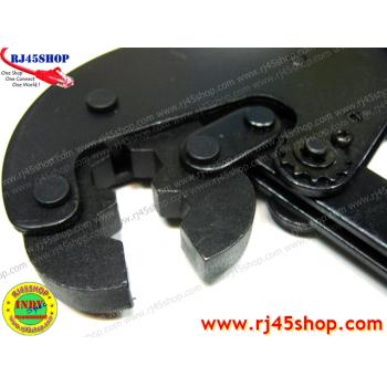 คีมบีบหัวF #02 Coax Crimp Tool  for RG6,RG11 [F] คีมย้ำหัวแบบบีบ ใหญ่ ยาว หนา หนัก ทน Heavy-Duty!