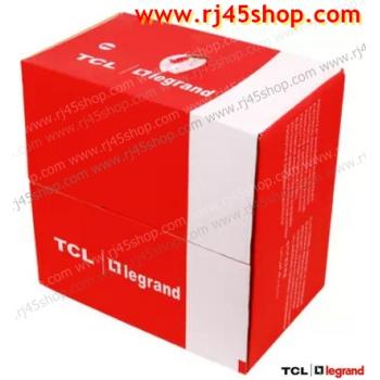 สายแลน TCL Cat5e สายสีน้ำตาลเข้ม ทองแดงชนิด OFC 0.45/0.5mm2 กล่อง300เมตร TCL Cat5e OFC Brown Bx300M