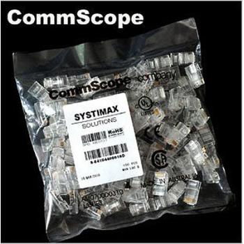 หัวแลน RJ45 for Cat5e Commscope แพ็ค100 ตัว สินค้าระดับองค์กรจากออสเตเรีย